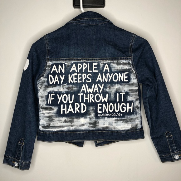 Wren + Glory Jackets & Coats Wren Glory Throwing Apples Hand